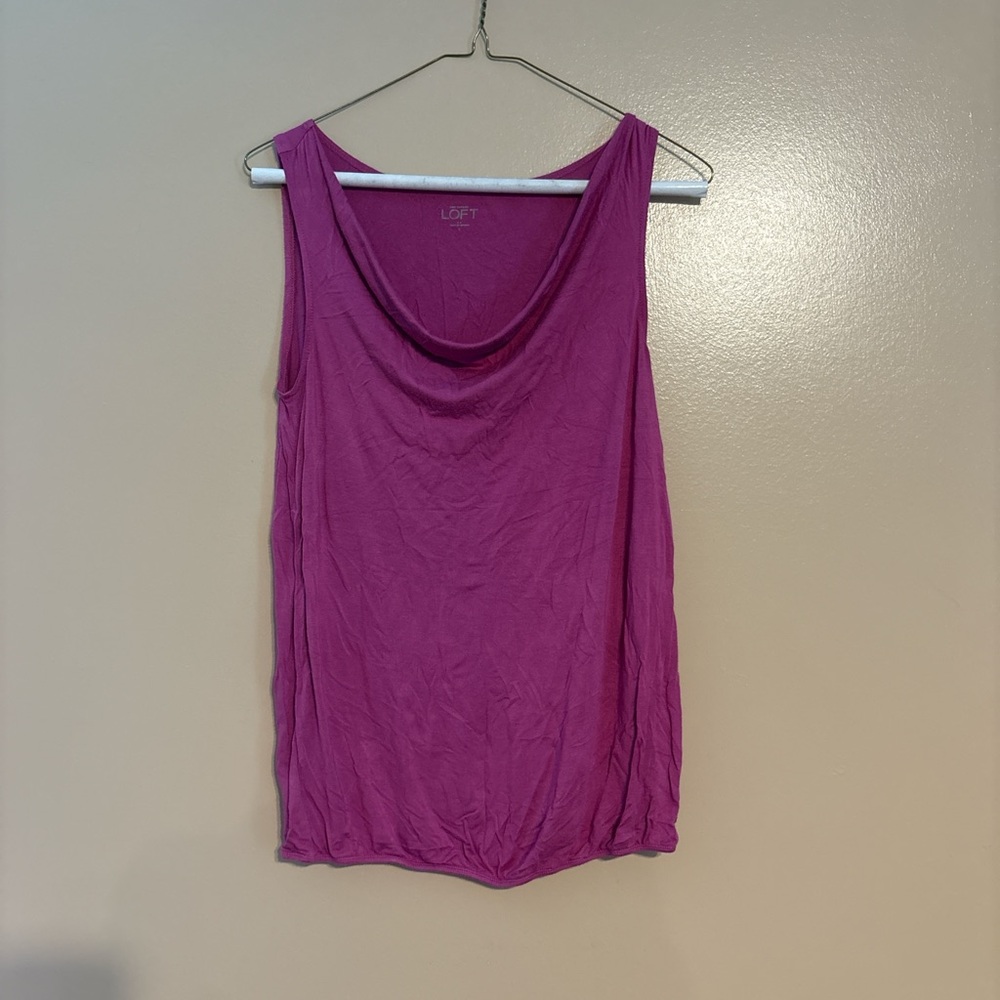LOFT Fuchsia Tank Top